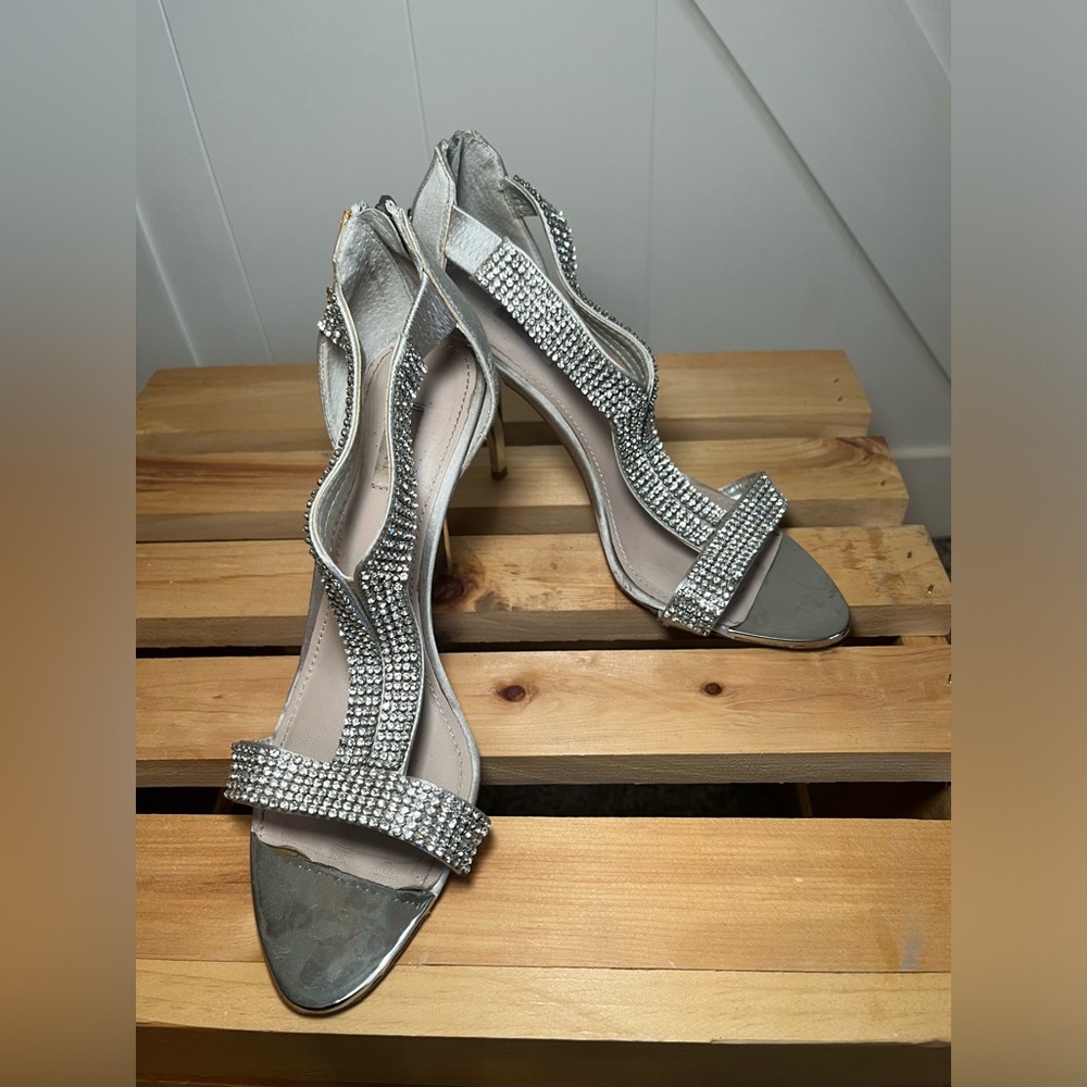 Glint sparkle heels